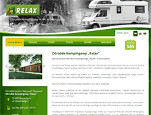 Tablet Screenshot of camping-relax.com.pl